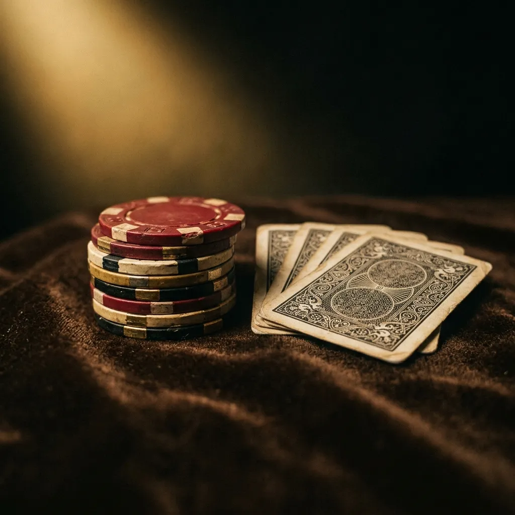 Casino chips cards