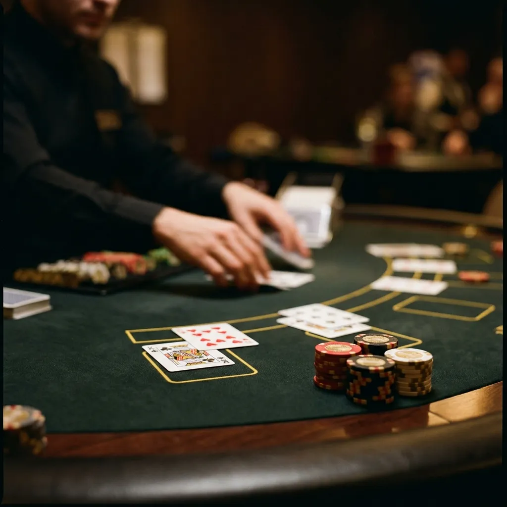 Live dealer table